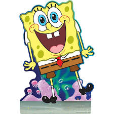 He is a red crab who lives in an anchor with his daughter, pearl, who is a young whale. Spongebob Squarepants Cardboard Cutout 3ft Party City
