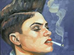 Nothing but Contempt for the the Backward Thinker, oil