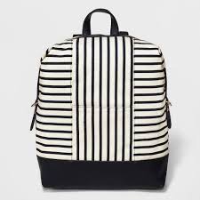 Black And White Striped Backpack Target Women S Canvas Backpack Handbag A New Day Target Canvas Backpack Women Canvas Backpack Striped Backpack
