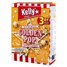 In questo caso scegliamo noi se mettere il mais in sacchetti di carta da microonde, oppure un una coppa di vetro con coperchio. Pop Corn Kelly Per Microonde Golden Pop Al Burro 3 X 90 G 270 G Kelly 6139