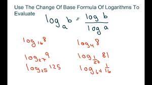 This tutorial explains the change of base formula for logarithms and how to use it. Use The Change Of Base Formula To Evaluate Logarithms No Calculator Youtube