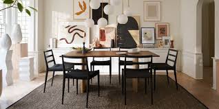 The soft foot pads attached to the leg of the dining chair can protect the floor from being scratched. Dining Room Inspiration West Elm