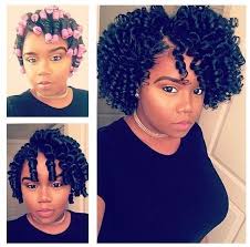 Want to curl your hair with less heat damage than a curling iron? Perm Rod Set On Natural Hair Hairstyles Pictures Flexi Rod Curlers Black Women Curly In 2020 Natural Hair Styles Curly Hair Styles Hair Styles