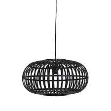 hanglamp indy bamboe zwart klein o 44cm kopen hanglampen karwei hanglamp lampen toilet lampen riet