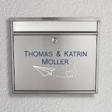 Briefkasten Namensschild Papierflieger Flugpost Etsy Moller Light Box Light