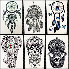 May 12, 2020 · for instance, the pattern inside the dreamcatcher could include the shape of a dragonfly, or the dragonfly could be featured as one of the decorative beads on a large dreamcatcher. Buy 1pc Dreamcatcher Tattoo Stickers Tribal Ganesha Arm Temporary Tattoo For Men Black Neck Tattoo Henna At Affordable Prices Free Shipping Real Reviews With Photos Joom