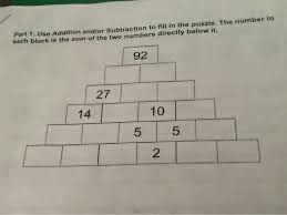 You will get easter puzzle quiz all answers from video facts of 20 questions and answers. Part 1 Use Addition And Or Subtraction To Fill In Chegg Com