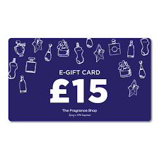 Any gift card with a balance that remains. The Fragrance Shop 15 E Gift Card The Fragrance Shop The Fragrance Shop