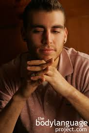 Body Language of Interlaced Fingers