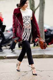 How Street Style Stars Wear Leather Jackets Young Fashion Trend Street Style Casual Street Style