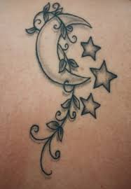 Adding a star to a more simplistic moon design will help to identify the sphere (or crescent) as the moon, so it's a great solution for very small tattoos that need a bit of extra definition. 31 Moon And Stars Tattoos With Symbolic Meanings Tattooswin