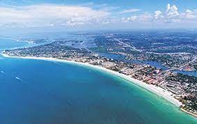 Aerial View Of The Gulfside Beach Of Siesta Key My Parents Only Live 6 Miles From Here Siesta Key Beach Beautiful Beaches Carribean Islands