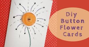 2 1/4 (5.7 cm) 12 buttons. Diy Button Flower Cards Diy Thought