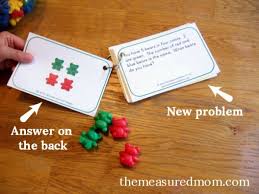 Making learning fun doesn't have to be difficult. Bear Counter Problem Solving Activity The Measured Mom