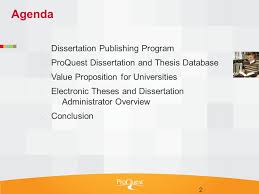 Dissertations written from 1997 forward are available full text. Proquest Dissertations And Master S Theses Publishing February Ppt Download