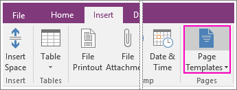 The free powerpoint brochure templates linked to here are hosted by their respective sites. Apply A Onenote Template To A Page Onenote