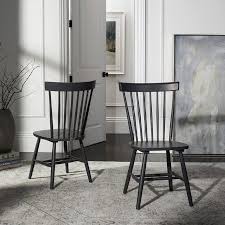 White kitchen & dining room sets : Safavieh Parker 17 In H Spindle Dining Chair Set Of 2 Walmart Com Spindle Dining Chair Dining Chairs Side Chairs Dining