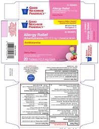 Allergy Relief Childrens Tablet Chewable Amerisource Bergen