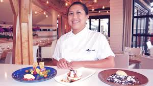The hot stones feature is a unique dining concept that involves searing premium cuts of meat and fresh seafood on a 850 deg…… Executive Pastry Chef Jill Montinola Seaspice Modern Garden South Beach Magazine