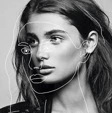 Hill Face Taylor Art Beauty Model Girl Lines Https Weheartit Com Entry 327203445 Line Art Photoshop Creative Portraits