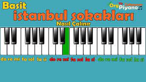 Istanbul Sokaklari Nasil Calinir Basit Org Piyano Ve Melodika Dersleri Pi Yano Sarkilar Ogrenme