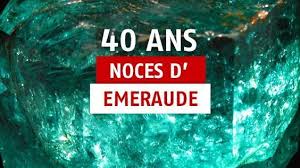 40 Ans De Mariage Idees Cadeaux Pour Feter Vos Noces D Emeraude Noce D Emeraude Anniversaire De Mariage 40 Cadeau D Anniversaire De Mariage