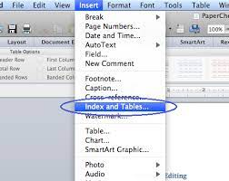 Microsoft Table Of Contents Word 2011 Mac