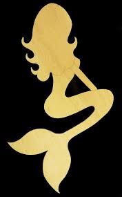 Wooden Mermaid Cutout By Codetropics On Etsy 10 00 Mermaid Crafts Mermaid Decal Mermaid Decor