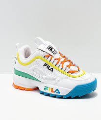 Widest selection of new season & sale only at lyst.com. Fila Disruptor Multicolor White Shoes Zumiez Multicolor Shoes Running Shoes Sneakers Fashion