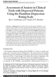 Image result for Hamilton Depression Scale