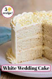 White Wedding Cake Recipe In 2021 Wedding Cake Recipe Almond Cakes Cake Recipes