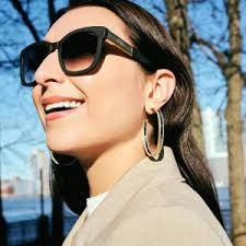 Freida Rothman Sunglasses Brynn Black Gold