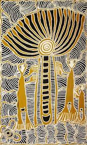 Windmill And Spirit Men Australian Aboriginal Art Art Indigenous Australian Art Aboriginal Art Art Painting