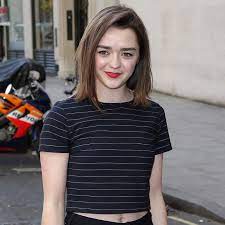 DRAGON: Maisie Williams  I was covered in blood and gnawing on pizza