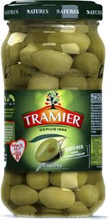Nos Olives Vertes Entieres En Bocal De 200g Tramier Olives Bocaux Vert