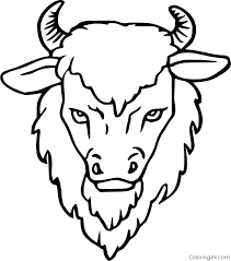 And see also some randomly maybe you like American Bison Head Coloring Page Coloringall