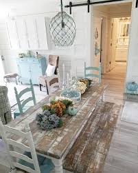 House tour a romantic beach bungalow decorating ideas cottage. Happy Days Farm Fall Touches At The Beach Cottage Autumn Falldecor Co Beach House Dining Room Cottage Style Dining Room Cottage Dining Rooms