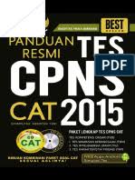 Tes wawasan kebangsaan, tes intelejensi umum, tes karakteristik pribadi. Buku Contoh Cpns