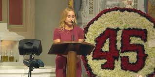 Los angeles angels pitcher tyler skaggs was found dead in a hotel room monday, hours before his team was scheduled to face the texas rangers. Wife Of Late Pitcher Tyler Skaggs Delivers Emotional Eulogy At Funeral