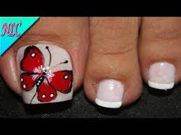 Manos haciendo reflexología del pie. Diseno De Unas Mariposa Y Frances Para Principiantes Butterfly Nail Art Nlc Youtube Disenos De Unas Mariposas Unas Manos Y Pies Unas Pies Decoracion