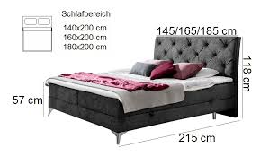 Bett 140x200 modern bett modern 140x200 versandfrei kaufen massivmoebel24 bett modern 140x200 aus sheeshamholz walnuss lackiert versandkostenfrei kauf auf rechnung. Boxspringbett Adora Mit Bettkasten Von Friderik Eu