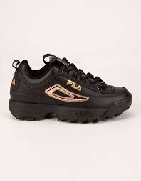 Black And Gold Womens Shoes Fila Disruptor Ii Metallic Accent Black Gold Womens Shoes Blkco 357366149 Black And Gold Shoes Jordan Shoes For Women Fila Disruptors
