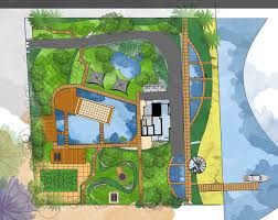 Beach House Landscape Design On Behance Plan