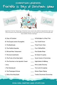 Browse bible christmas trivia resources on teachers pay teachers. 12 Days Of Christmas Legend Match Game