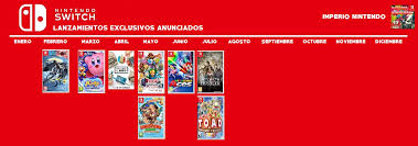 Se encuentra un gran número de juegos nintendo switch diciembre 2018 en nuestra página web, si no ves lo que deseas podría ser que tambien te pudieran interesar las fundas, mandos y accesorios que ofrecemos. Lanzamientos Exclusivos De Nintendo Switch En 2018 Imperio Nintendo