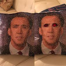 Throw Pillow Danny Devito Sequin Pillow Danny DeVito Sequin Pillow Cover  Magic Reversible Mermaid Pillow Case Funny Gifts Decorative Cushion Cover  Glitter Accent Pillow 16x16 Inches (Black)