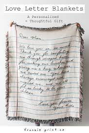 Write Your Own Customized Letter To A Loved One And Have It Woven Into A 100 Cot Creative Gifts For Boyfriend Diy Christmas Gifts Christmas Gifts For Boyfriend