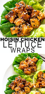 How To Make Hoisin Chicken Lettuce Wraps Chef Savvy Recipe In 2020 Hoisin Chicken Chicken Lettuce Wraps Recipes With Hoisin Sauce