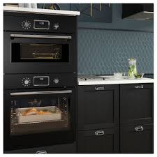 Smaksak Black Forced Air Oven Ikea Kitchen Vinyl Kitchen Stove Oven Cabinet