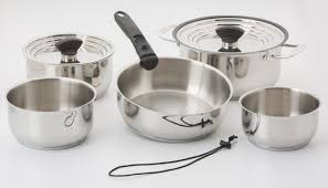Galleyware Nesting Stainless Steel 14 Piece Induction Cookware Set Click On The Image For Additi Induction Cookware Cookware Set Cookware Set Stainless Steel